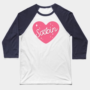 TXT Soobin name heart Baseball T-Shirt